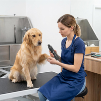 Shernbao PNG-008L - Cortaúñas Eléctrico Profesional para Perros, Recortador de Uñas para Mascotas de Alta Potencia, Cortaúñas Recargable Ultrasilencioso