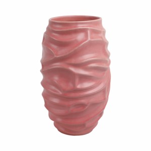 Vaso Moderno Testurizzato con Motivo Intrecciato per Arredamento Soggiorno, Vaso Decorativo per Fiori per Camera da Letto, Accento per la Casa e l'Ufficio - Product Image 2