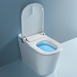 <span class=keywords><strong>WC</strong></span> intelligent avec bidet intégré, siège élargi, chauffage instantané, fonction de réchauffement du siège et cuvette allongée - Product Image 5