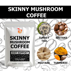 OEM ODM Skinny Mushroom Coffee Powder with Sodium Turmeric Powder Natural Herbal Dietary <b>Supplements</b> Energize <b>Your</b> Day Powder - Product Image 5