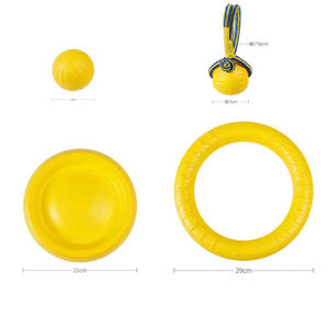 Büyük EVA köpük kauçuk toplar Pet köpekler için katı/Hollow interaktif Chew oyna Bite Bite oyuncaklar dayanıklı interaktif hareket Pet köpek - Product Image 4