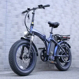 48v 500w 750w 20inch elektrisches fettes Fahrrad faltbares fettes Reifen fahrrad elektrisches Fahrrad Langstrecken-abnehmbares Batterie-elektrisches Fahrrad