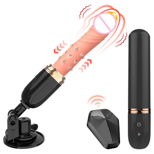 Máquina Sexual 4 en 1 con 10 Vibraciones y 5 Modos de Empuje, con Calefacción y Control Remoto, Vibrador de Punto G, Dildo, Masturbador Femenino para Adultos - Product Image 1