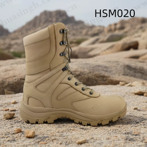Botas <span class=keywords><strong>de</strong></span> Combate ZYF, Modelo Montañas Nebulosas, Completamente <span class=keywords><strong>de</strong></span> Cuero Nubuck, Cálidas, Color Negro/Marrón, para Terrenos Complejos, Botas Tácticas Populares en Rusia HSM020 - Product Image 2