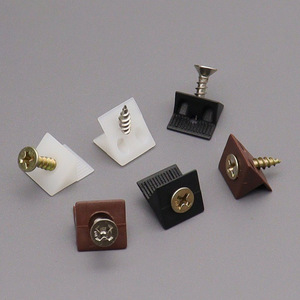 Soportes de Plástico para Estantes de 45 Grados, Fijaciones para Paneles Traseros de Muebles, Soportes de Esquina para Armarios y Guardarropas, de Suzhou Science Popularization Furniture - Product Image 1