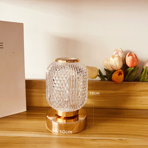 Luxury Crystal Table Lamp LED Modern Acrylic Desktop Decor <b>Lights</b> for Study Bedroom <b>Bedside</b> Living Rooms Bar Ambiance Luminaires - Product Image 2