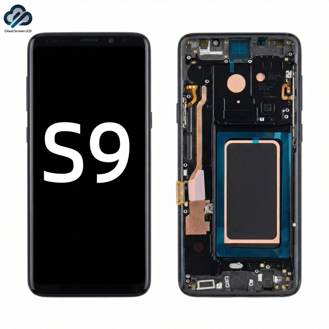Mobile Phone Display for Samsung  Galaxy S8/S9 with Frame Touch Screen LCD Display Screen Replacement Mobile Repairing Parts