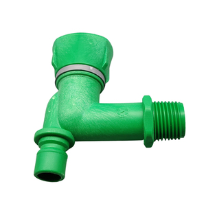 2026 Newly Coming Green Ceramic Cartridge DN15 <b>Wall</b> Mount Tap Plastic Water Bibcock 1/2" Faucet - Product Image 1