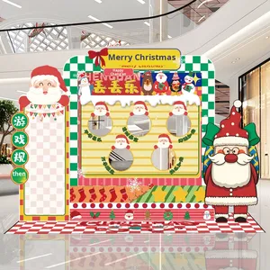 China Made Christmas Decorations Scene Setup Kindergarten Mall Ball Toss Blind <b>Box</b> Game Display Background Wall KT Board - Product Image 4
