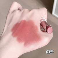 Rouge à lèvres mat doux Bily Bear BL016 Peach Mist Nude pour le maquillage quotidien