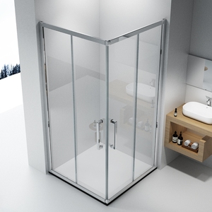 <span class=keywords><strong>Salle</strong></span> <span class=keywords><strong>de</strong></span> <span class=keywords><strong>bain</strong></span> populaire carré en aluminium <span class=keywords><strong>salle</strong></span> <span class=keywords><strong>de</strong></span> douche étanche en verre trempé porte coulissante cabine <span class=keywords><strong>de</strong></span> douche - Product Image 3