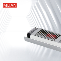 Fuente de alimentación conmutada ultrafina de 60W-500W, 24V/12V, adecuada para la industria, transformador LED de voltaje constante de corriente constante SMPS