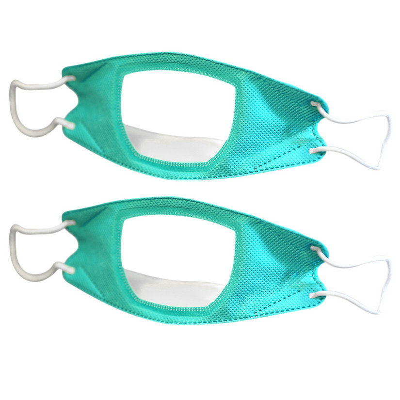 Цветная противотуманная Пылезащитная прозрачная легкая дышащая прозрачная маска для вечеринки для глухих