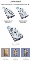 Bureau préfabriqué de 40 pieds, pré-câblé et pré-plomberie, entièrement équipé en termes d'électricité et de plomberie, extensible, pour chantier de construction.