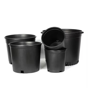 Made in China Large Black Berçário Biodegradável Pots Galão Comércio Pots para Farm Growing Comércio Galão Pots para Farm Growing - Product Image 2