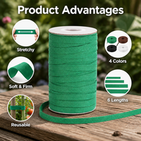 Attache élastique pour plantes de jardin, bande extensible pour arbres, support souple en tissu pour la fixation des vignes, clôture de jardin, treillis pour légumes