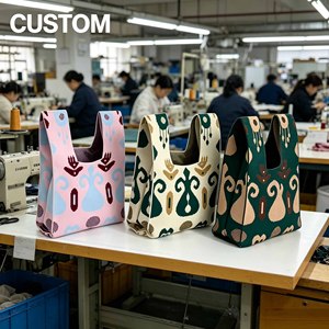 Borsa Tote Lavorata a Maglia con Motivo Adras, Nuova Moda, Resistente, Leggera, Grande Capacità, Versatile per Donne, Spiaggia, Viaggi Estivi - Product Image 2