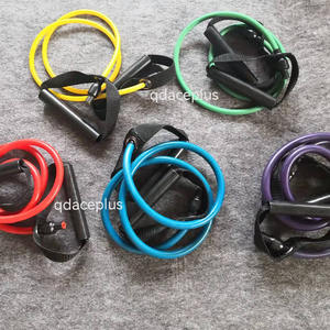 Ensemble de 11 bandes de résistance en latex pour le yoga, l'exercice et le fitness, avec sangles de <span class=keywords><strong>cheville</strong></span> élastiques, boucles d'entraînement, tubes de gym - Product Image 6