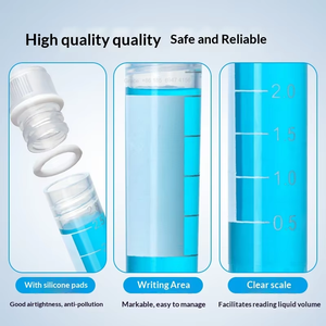Tubes de cryopréservation à usage unique Cenlee, sans matériau, 0,5/1,5/2 mL, à bouchon à vis, à fond plat, autoportants, pour échantillons, avec joints - Product Image 5