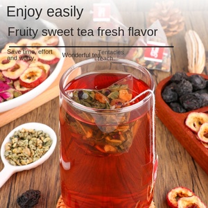 Premium Grade Black Plum Mulberry Tangerine Peel Hawthorn Rose Lotus Leaf Fruit Scented Herbal <strong>Slimming</strong> Health <strong>Tea</strong> Bagged Raw - Product Image 4