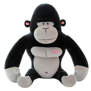 Juguete de Peluche de Mono, Suave, de Felpa Corta, Unisex, de 30cm-80cm, Relleno de Algodón PP, Muñeca Grande, Mono Perezoso, Muñeca Infantil - Product Image 5