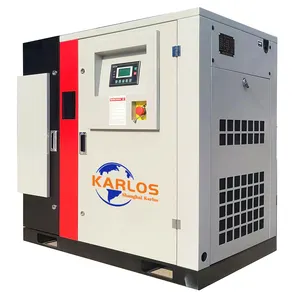 Karlos Industrial Direct Driven Screw Type Air Compressor 132kw 175hp screw air compressor