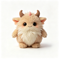 Vente en gros de poupées en peluche personnages doux et rembourrés, très demandées, poupées en peluche monstres mignons, jouets en peluche personnalisés