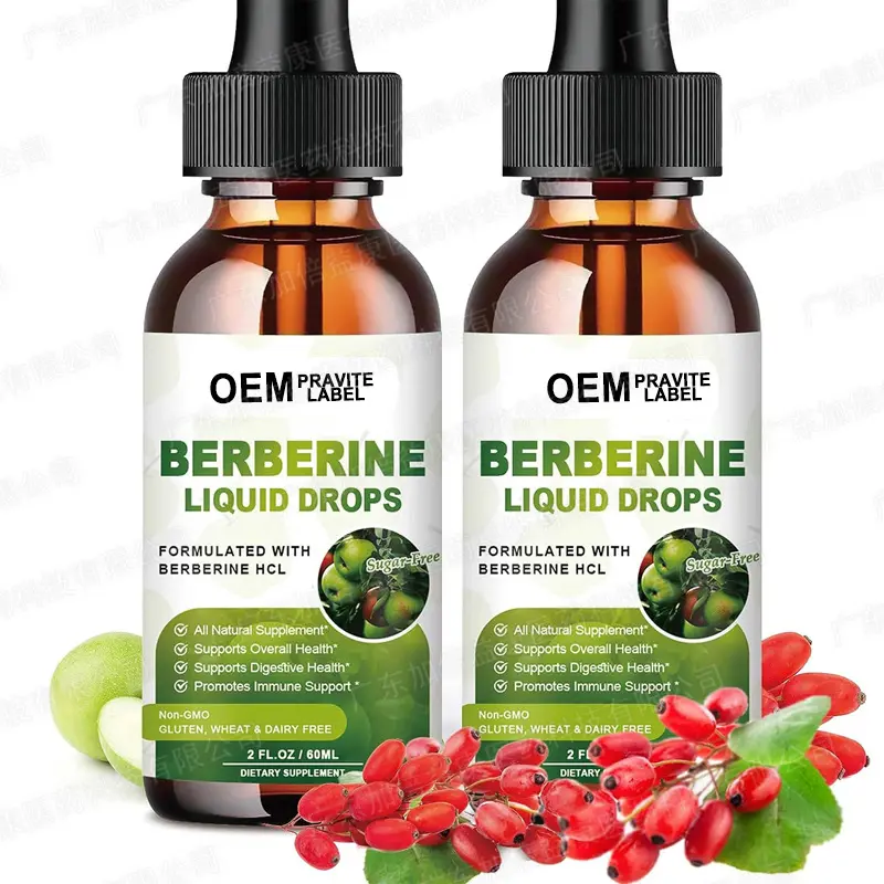 Organic Berberine Liquid Drops Premium Berberine Ceylon Cinnamon Natural Drops Supports Immune & Digestive System