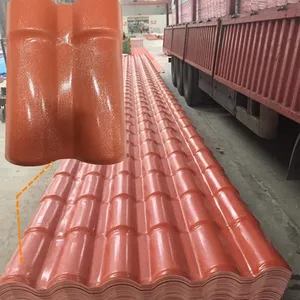Gummi UPVC Europäische Schindeln Spanisches Harz PVC Kunststoff Roffing Sheet Dachziegel