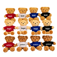 Jouets Songshan, cadeaux promotionnels bon marché, animaux en peluche personnalisés blancs et noirs, ours en peluche personnalisé avec logo, coton PP, polyester