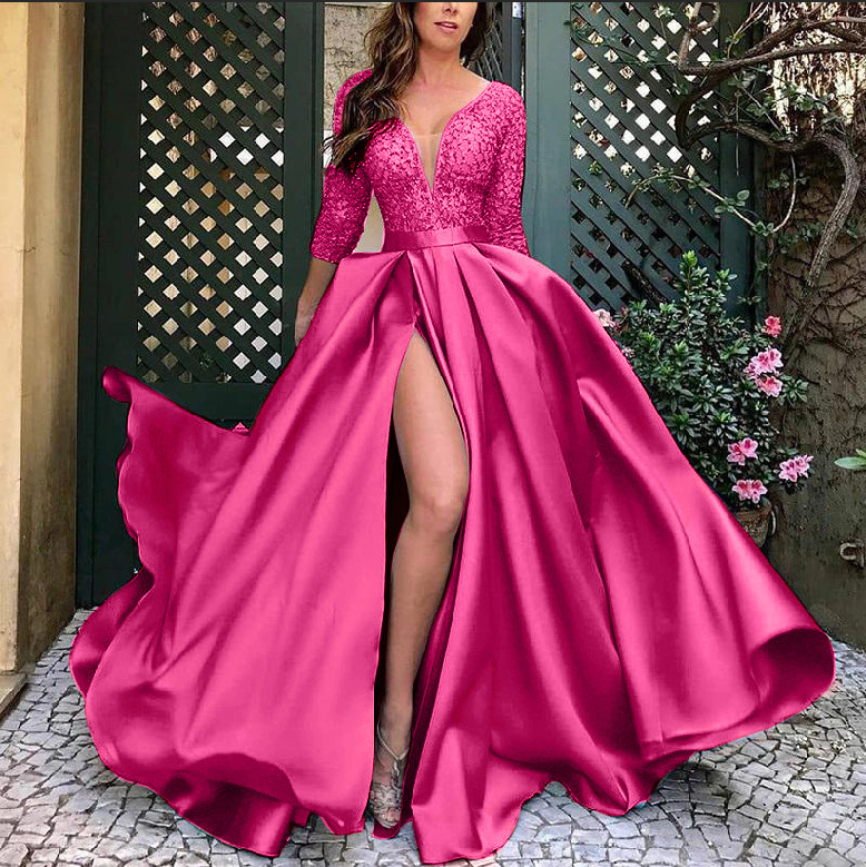 plus size evening dress baby waiste style