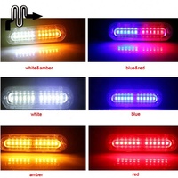Nouvelle Arrivée D'urgence Flash Avertissement Voiture Barre 10Led Clignotant Rvb A Mené La Lumière Stroboscopique