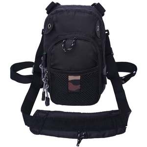 <b>Small</b> Fly Fishing <b>Chest</b> Sling Bag Multi-Functional Waist Pack for Organized Fishing Tackle Storage On-the-Water - Product Image 1