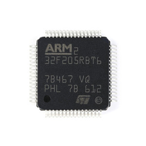 Microcontrôleur ARM série Corte M3, 32 bits, 120 MHz, 128 Ko de mémoire Flash, 64LQFP, STM32F205RBT6 - Product Image 1