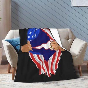 Coperta Personalizzata Ispirata ai Monumenti e alla Cultura della <span class=keywords><strong>Samoa</strong></span> Americana, Ideale per Letto, Salotto e Regali Commemorativi per Turisti - Product Image 5