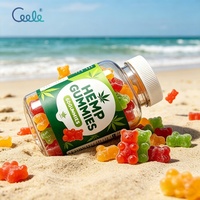 Gummies de chanvre colorées personnalisées OEM, complément alimentaire naturel, matière première végétalienne, sans conservateurs, vente en gros en vrac
