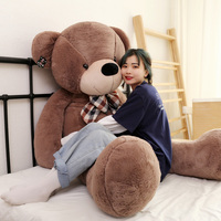 OEM/ODM personnalisé 5 pieds 6 pieds grand animal en peluche brun gros ours en peluche géant surdimensionné ours en peluche cadeau d'anniversaire pour fille femmes