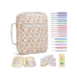 Bolsa Organizadora Multi-bolsos, Estojo para Transporte de Bíblia em Estilo Casual com Estampa Floral - Product Image 2