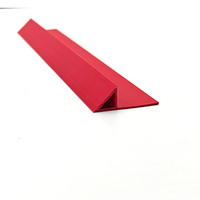 Perfil de Extrusión de Plástico PVC de Alta Calidad, Forma Triangular, Color y Forma Personalizados, para Construcción
