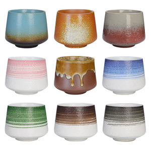 Japanese Style Vintage <b>Ceramic</b> Espresso <b>Cup</b> Creative Coffee Mug <b>Ceramic</b> Pottery Water Mugs With Handmade - Product Image 5