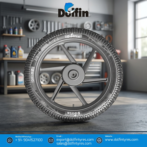 Pneu de cyclomoteur Dolfin (TT) 2.50-16 6 PR Arrière-MEZ |   Pneu tubulaire durable |   Pneu arrière de cyclomoteur de qualité supérieure - Product Image 5