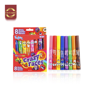 Xin Bowen 8 pièces Stylo marqueur <span class=keywords><strong>Crayon</strong></span> aquarelle Lavable Non toxique Parfumé <span class=keywords><strong>Pinceau</strong></span> artistique <span class=keywords><strong>pour</strong></span> enfants - Product Image 6