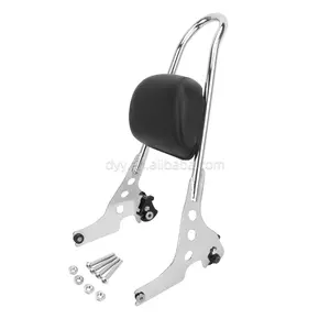 Ayrılabilir arka arkalığı Sissy Bar bagaj rafı için Harley Sportster 883 1200 XLH XL 883C 883R 120