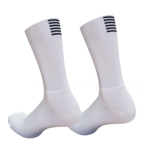 Nouveau Pro Team Aero Chaussettes De Cyclisme Antidérapant Silicone Vélo De Route Sport Calcetines Ciclismo