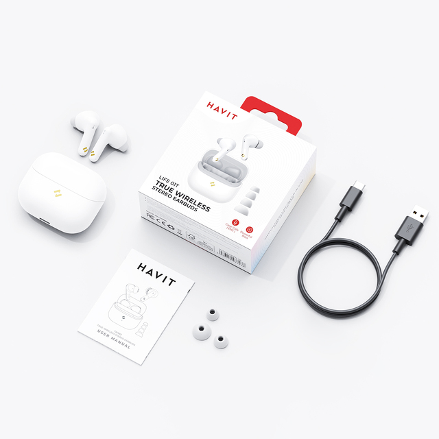 Havit TW982 Single Mic ENC Earphone Wireless Earbuds ENC Tws Earbuds In-ear Headphone
