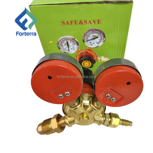 Venta al por mayor de medidor de alta presión regulador de cilindro de acetileno a prueba de golpes para soldadura industrial y suministros de soldadura - Product Image 6