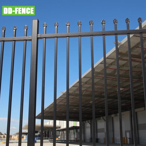 Clôture en métal et acier à revêtement de poudre bon marché, treillis galvanisé de 8 pieds, clôture de jardin en fer forgé soudé pour <span class=keywords><strong>piscine</strong></span>, clôture en aluminium - Product Image 5