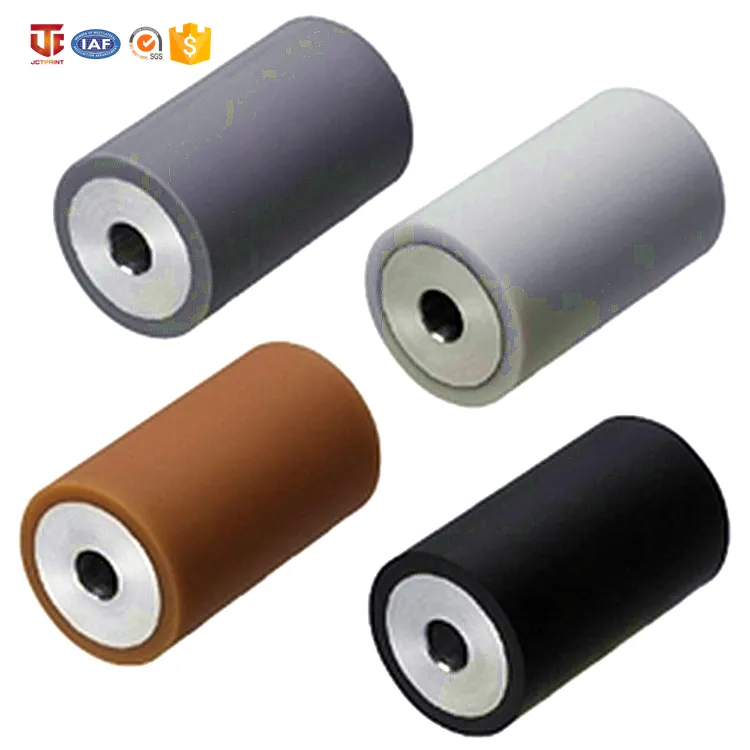 Manufacturer Custom Small Printing Rubber Roller with bearings