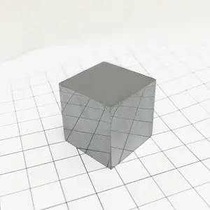 High Purity 99.99% Re Metal Ingot Cube Laser Marking Rhenium Cube For Element Collect