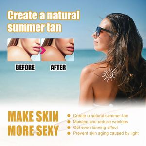 Aceite Autobronceador Herbal de Larga Duración, 70 ml, Bronceado Natural, Loción Protectora para la Piel, <span class=keywords><strong>Bronceador</strong></span> Corporal para Solárium y Playa, Aceite Sexy - Product Image 3